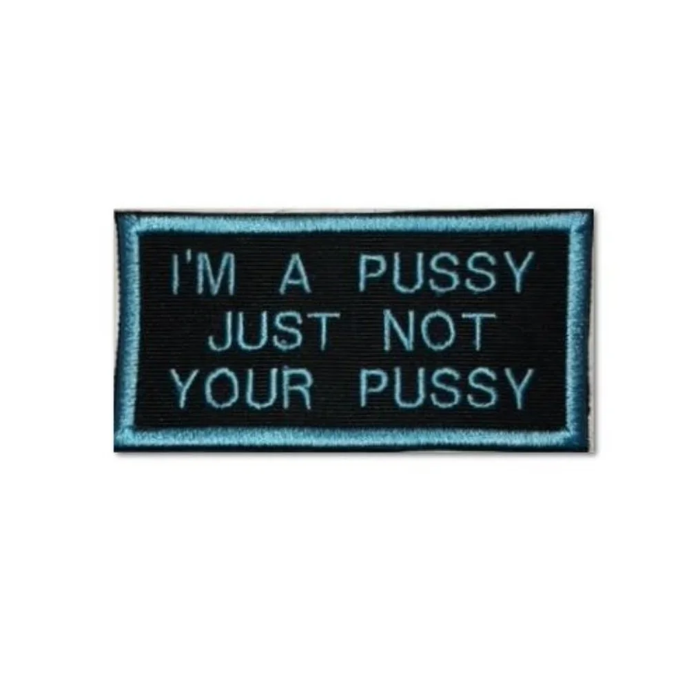 Hilarious Patch for your kitty cat to wear on his/her harness, vest or bedding
